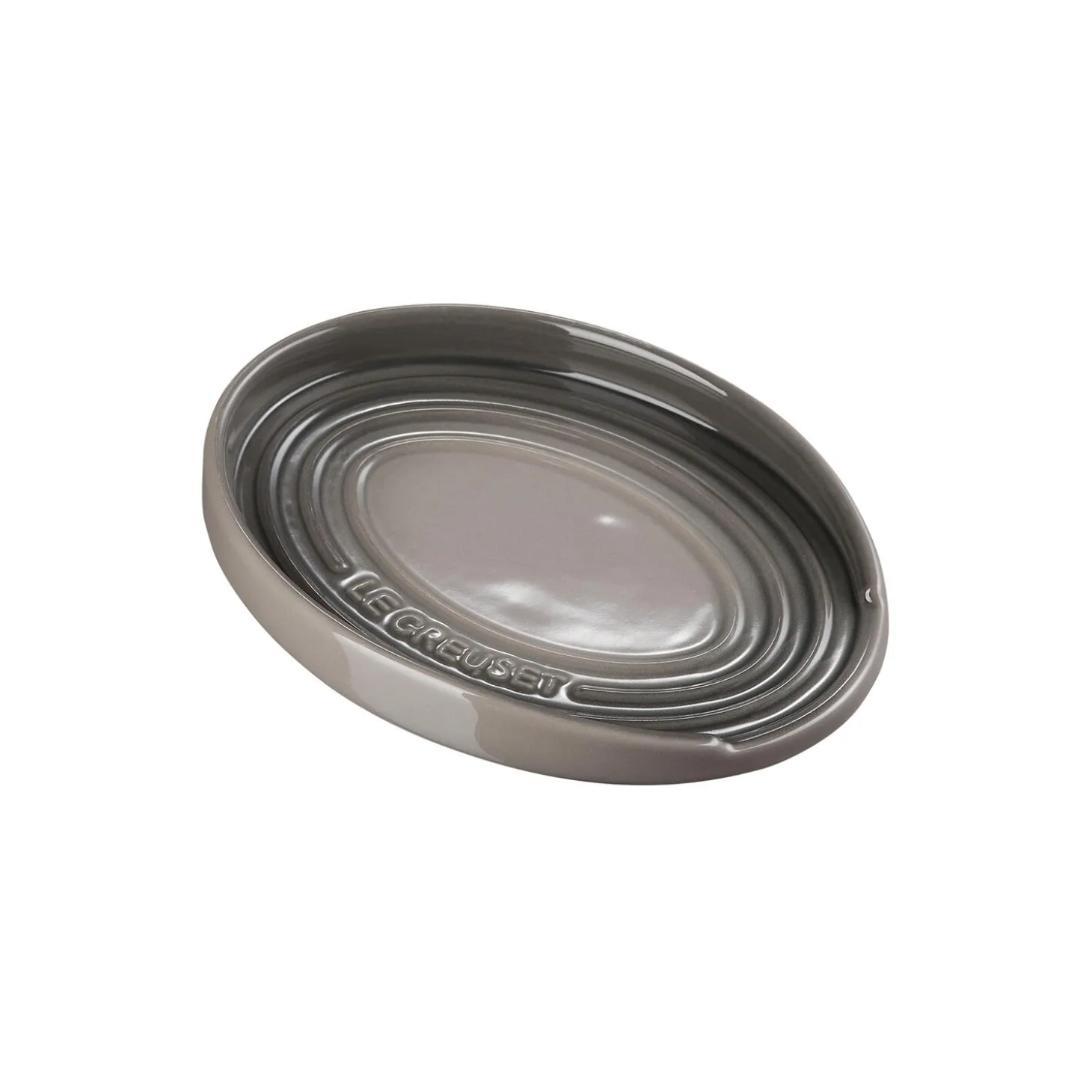 Oval grydeskeholder, flint