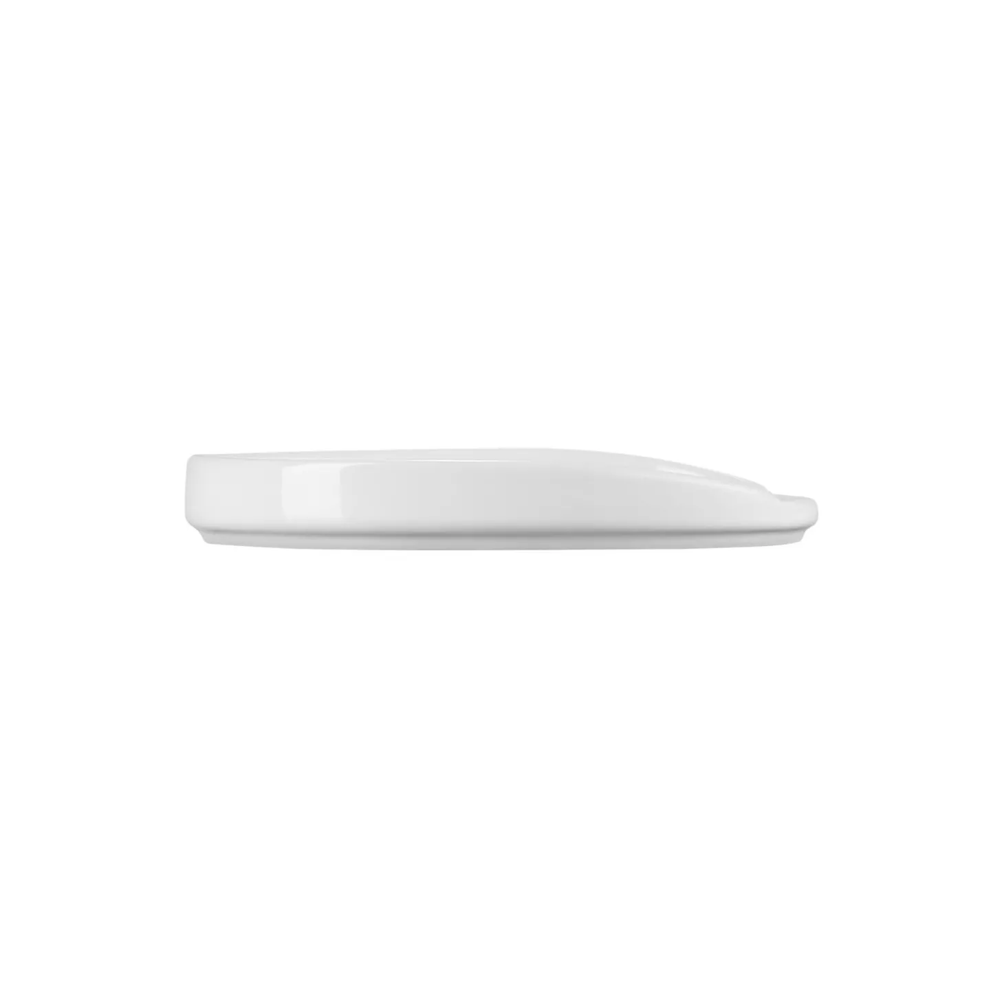 Oval grydeskeholder, white