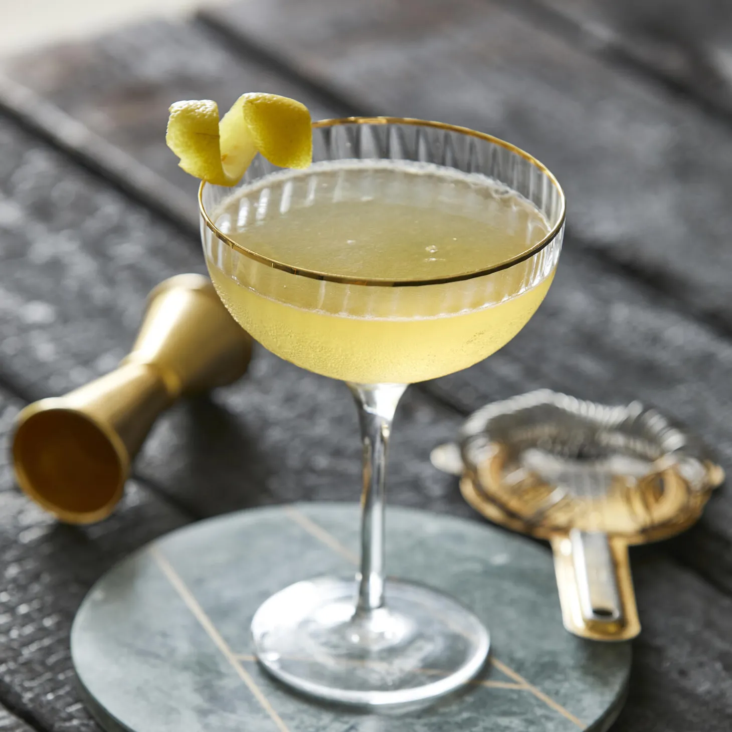 Palermo Gold cocktailglas 4 stk.