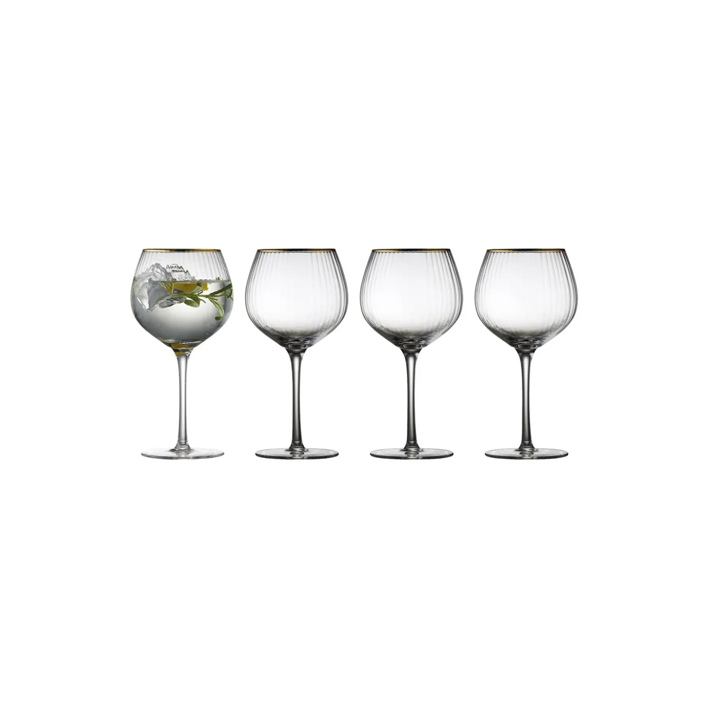 Palermo Gold gin & tonic glas 4 stk.