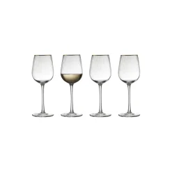 Palermo Gold hvidvinsglas 4 stk.