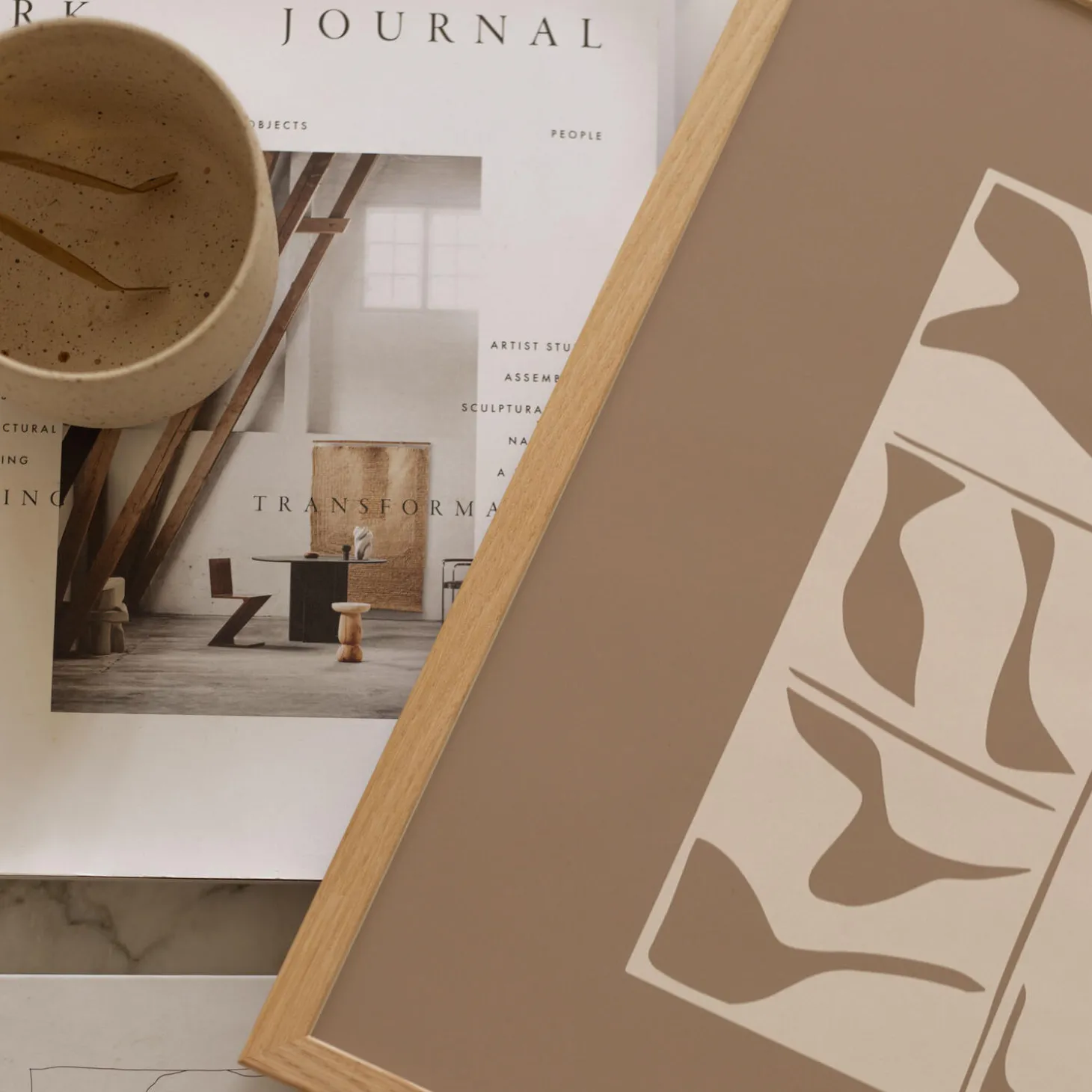 Papercut 02, brown