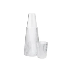 Pilastro karaffel med glas