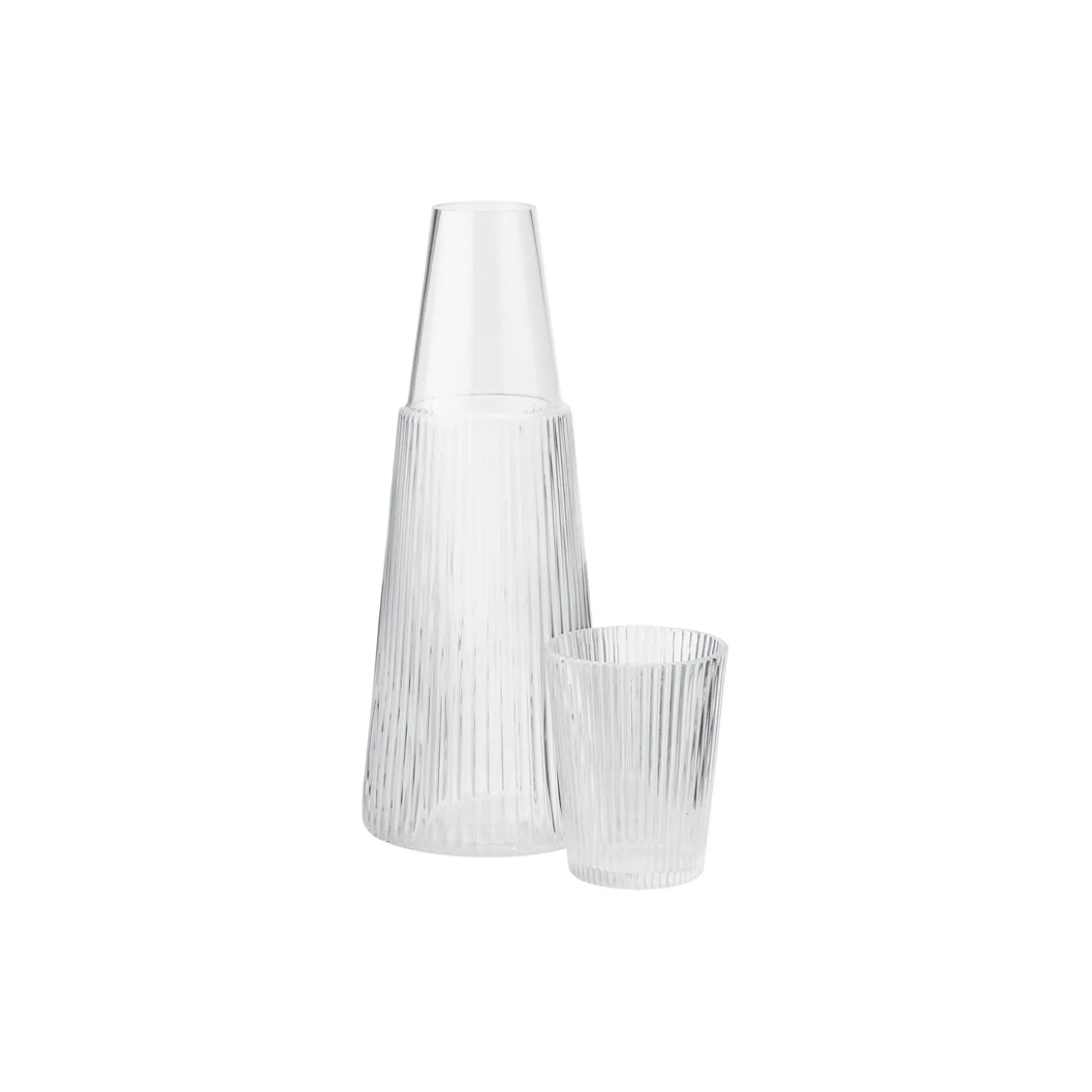 Pilastro karaffel med glas