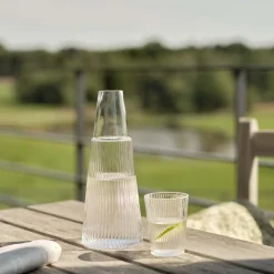 Pilastro karaffel med glas