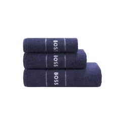 Plain håndklæde, navy