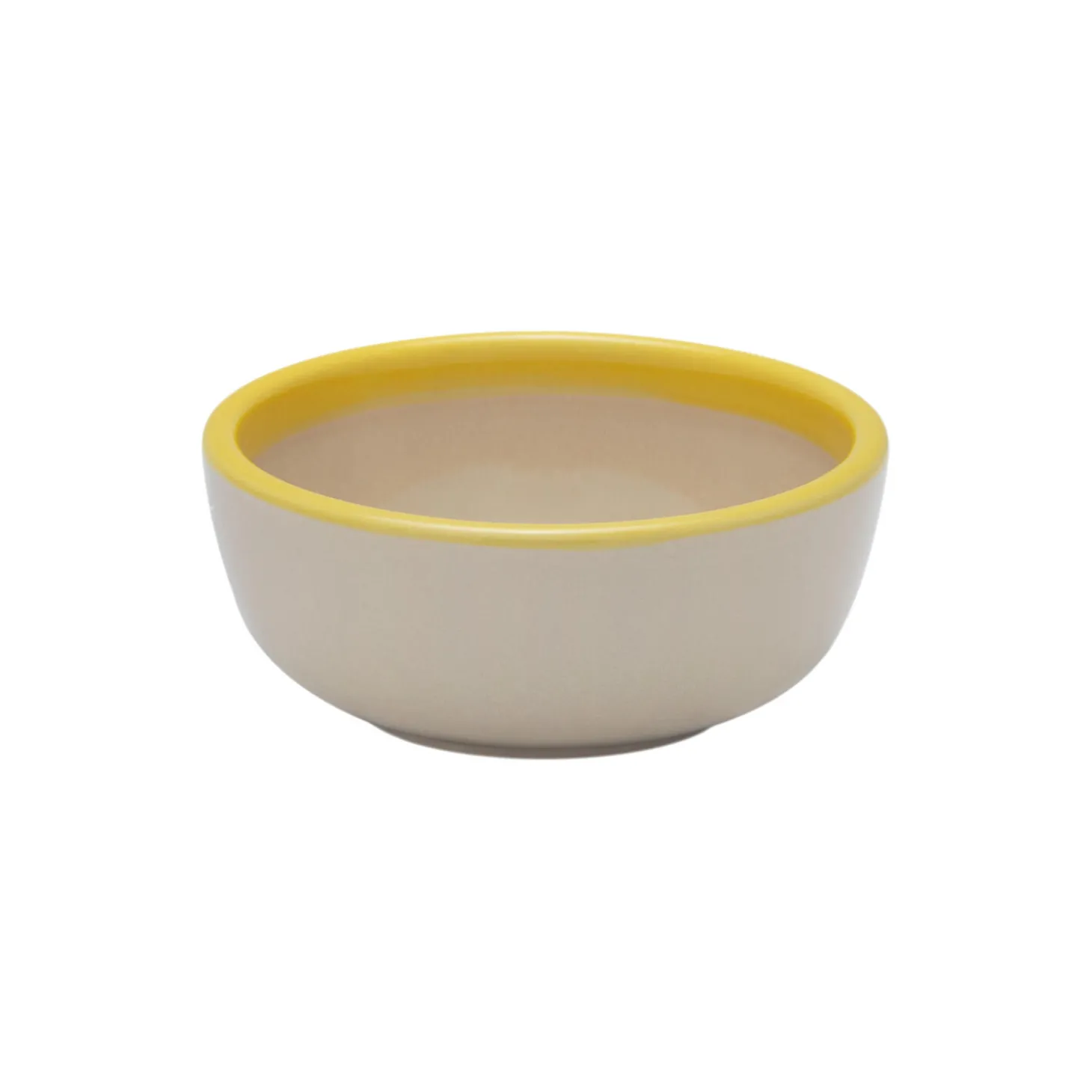 Play skål Ø 9 cm, beige/gul