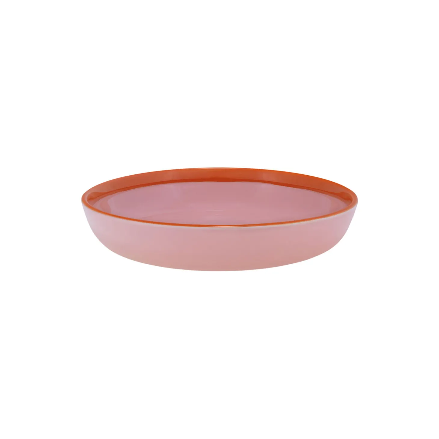 Play tallerken Ø 22 cm, rosa/orange