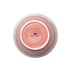 Poppery vase, mint/pink