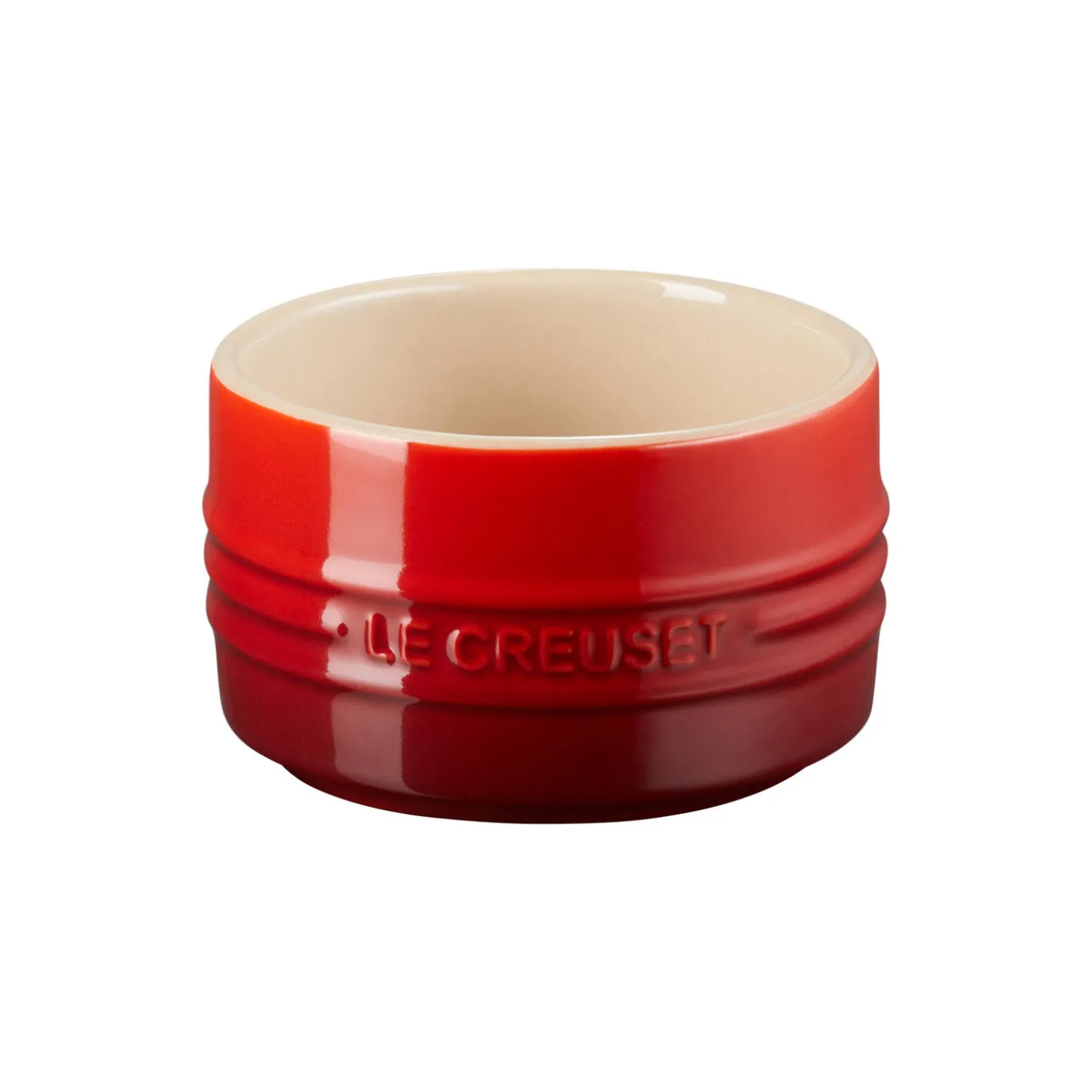 Ramekin stabelbar, cerise