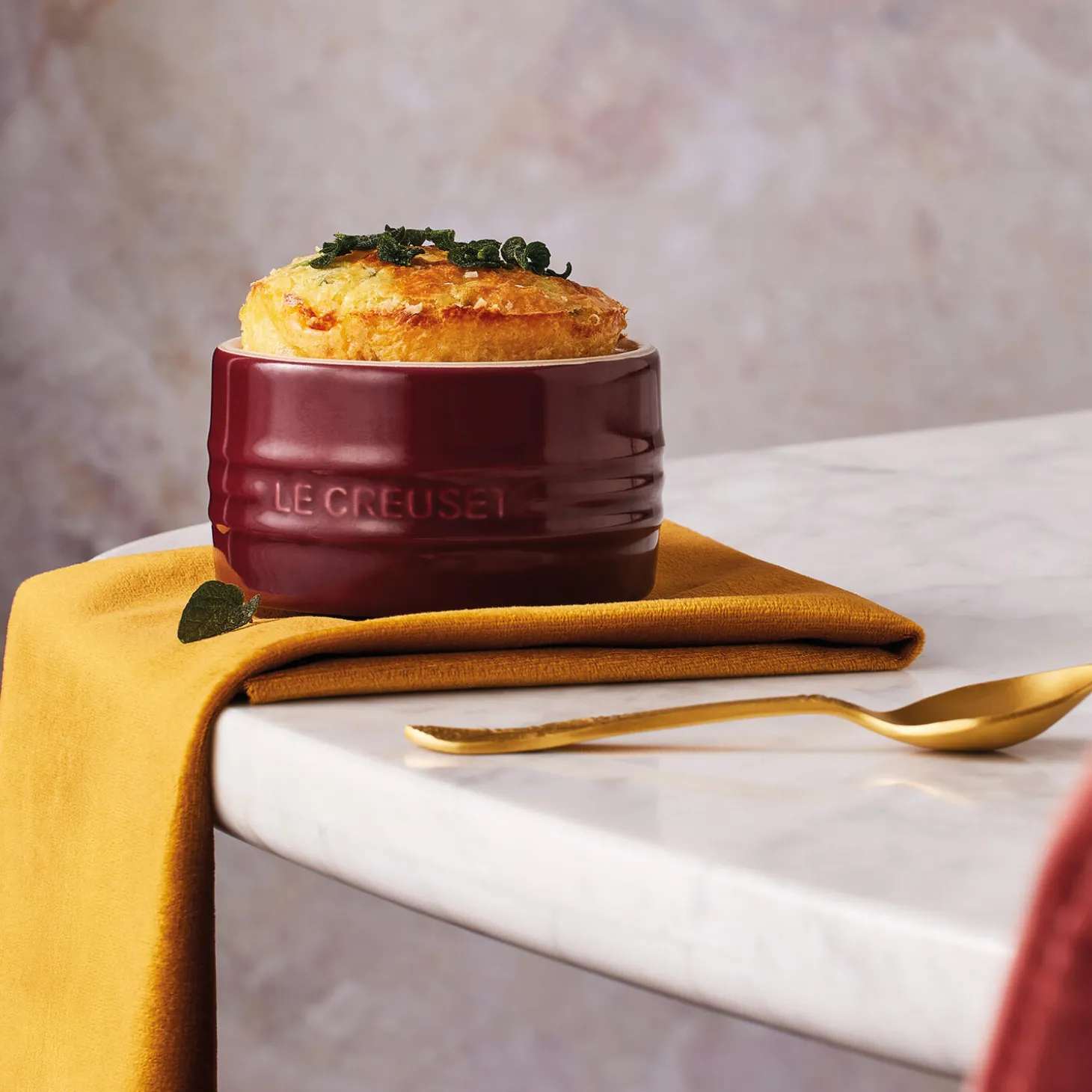 Ramekin stabelbar, garnet