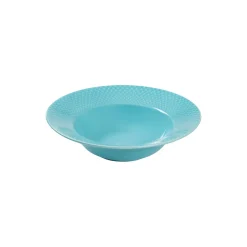 Rhombe Color dyb tallerken Ø 24,5 cm, turkis