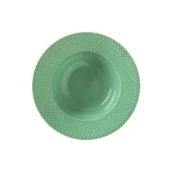 Rhombe Color dyb tallerken Ø 24,5 cm, grøn