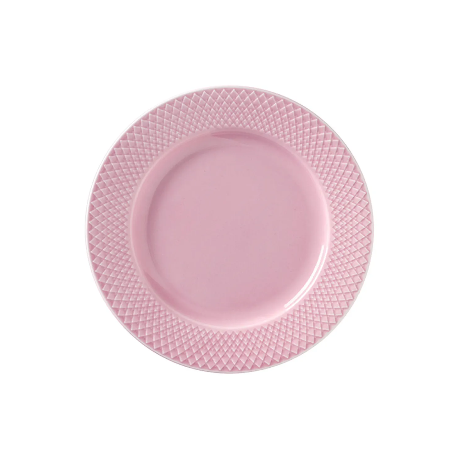 Rhombe Color frokosttallerken Ø 21 cm, rosa