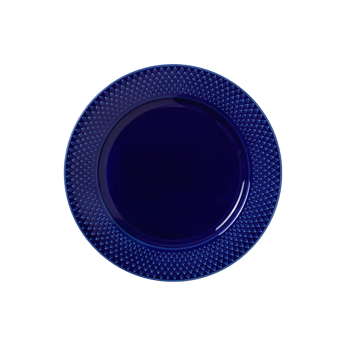 Rhombe Color frokosttallerken Ø 23 cm, mørk blå