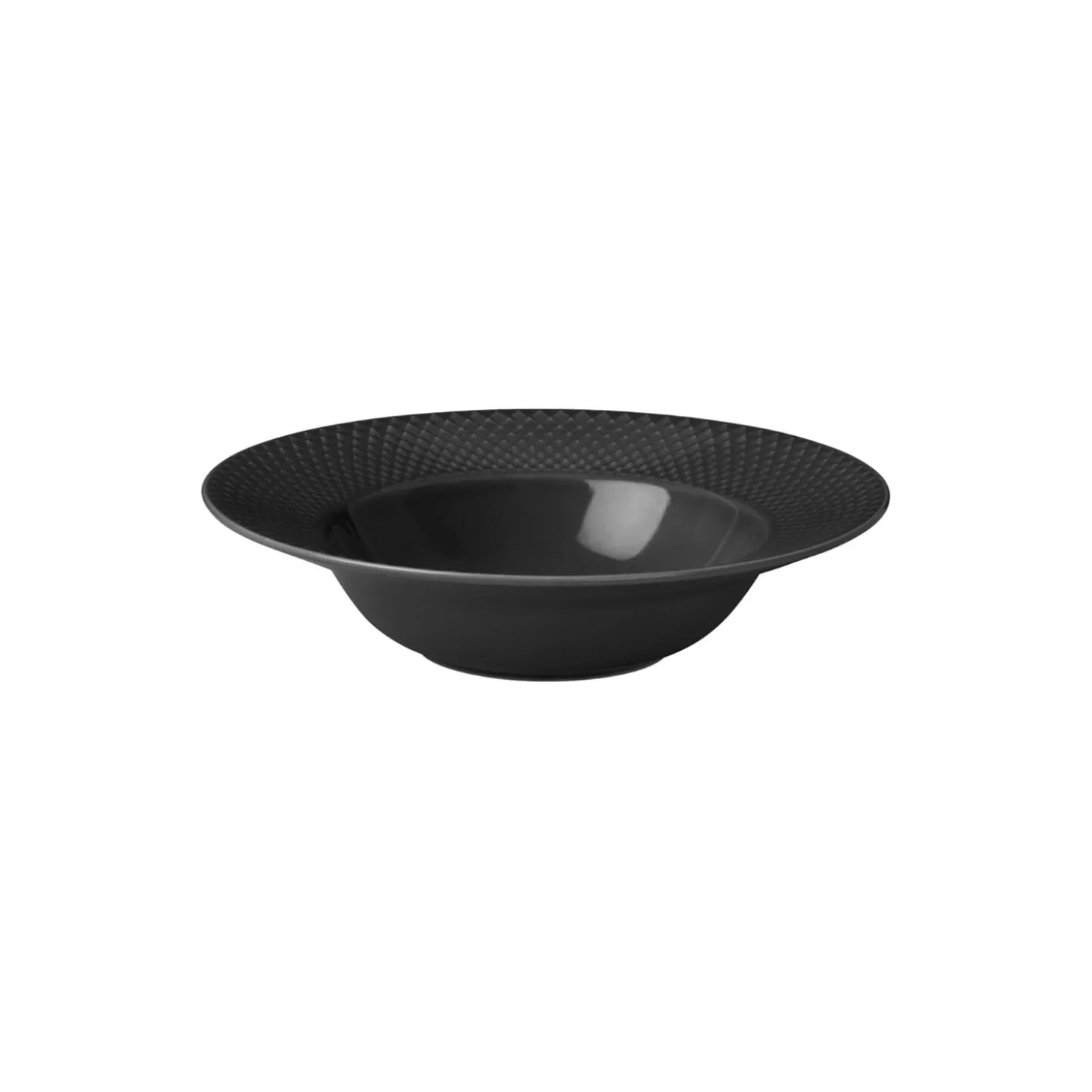 Rhombe Earth Dyb tallerken Ø 24.5 cm, slate