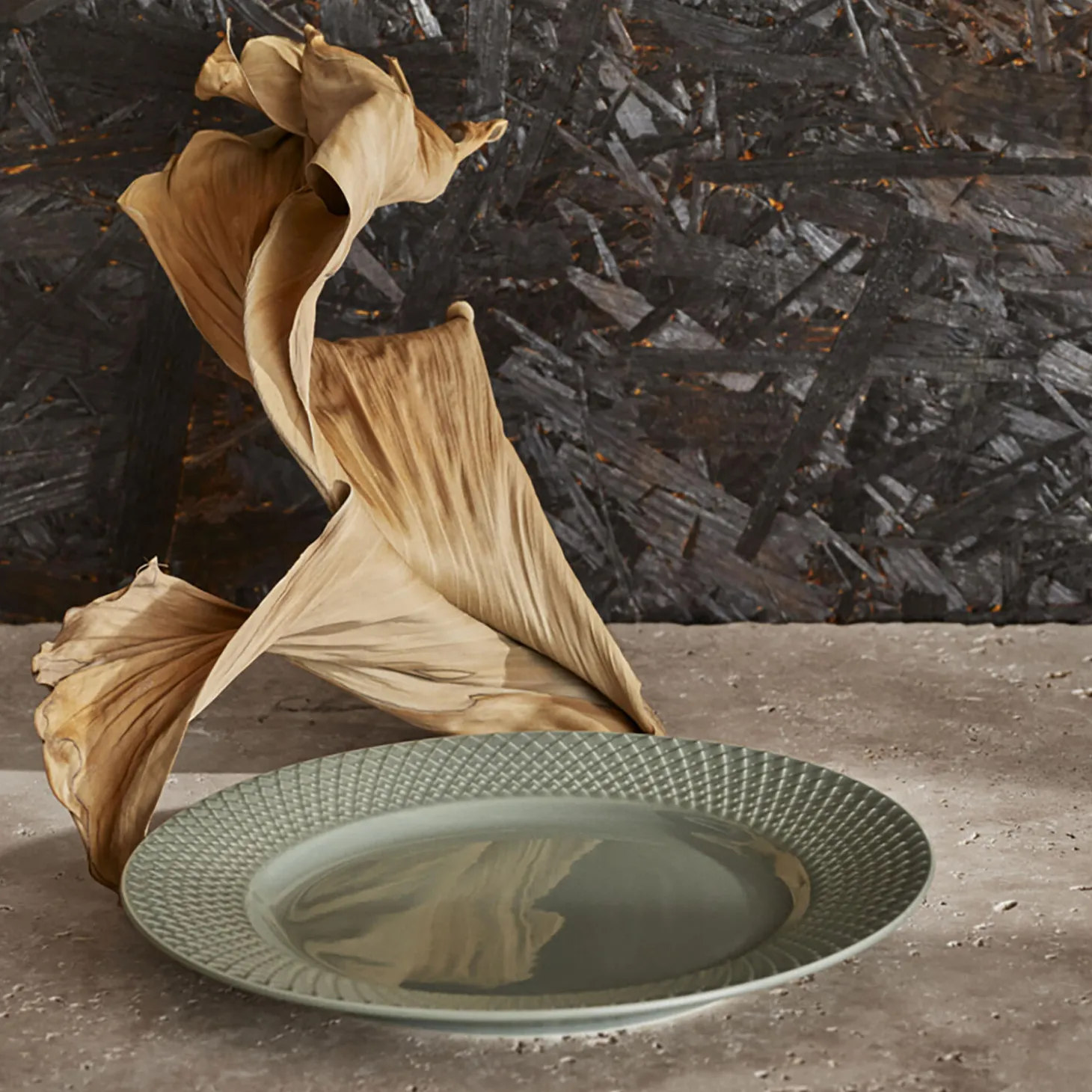 Rhombe Earth Frokosttallerken Ø 21 cm, moss
