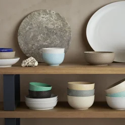 Rhombe Earth Skål, clay