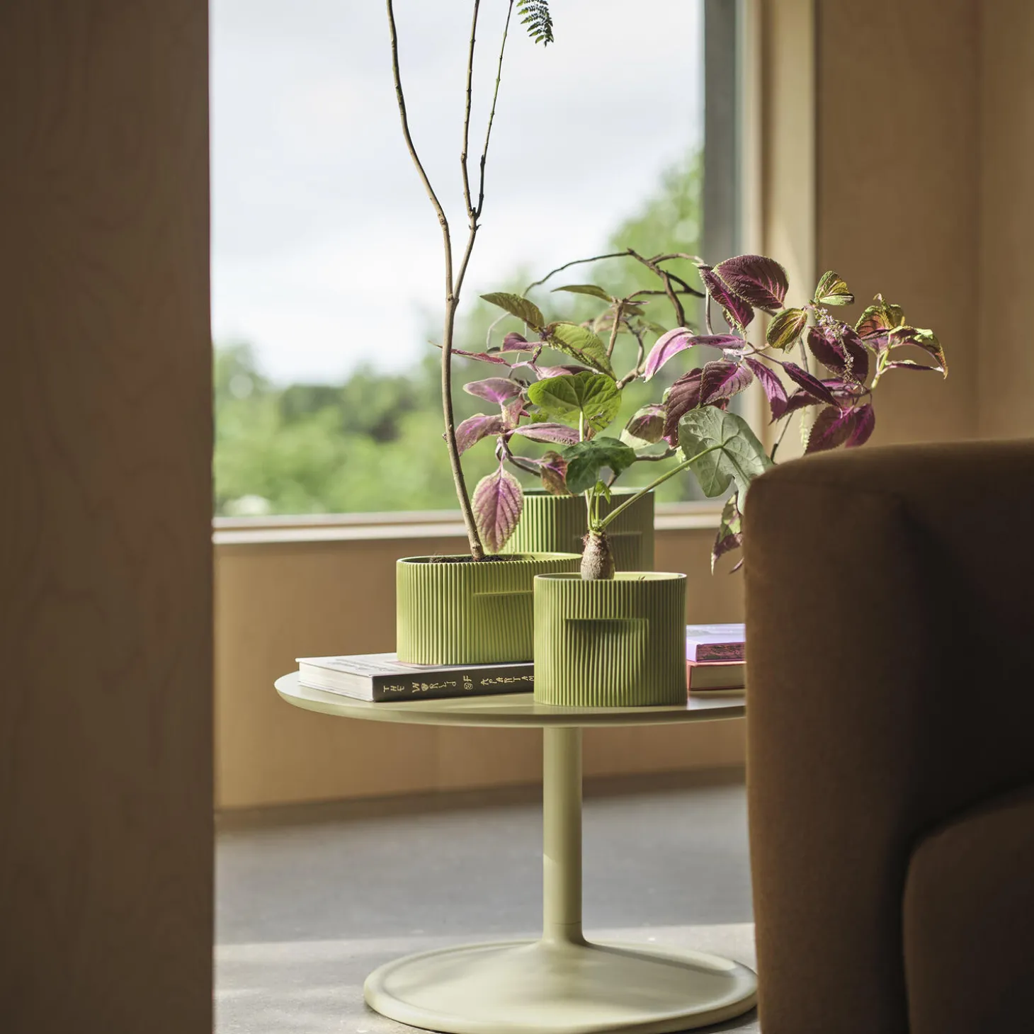 Ridge Planter moss green