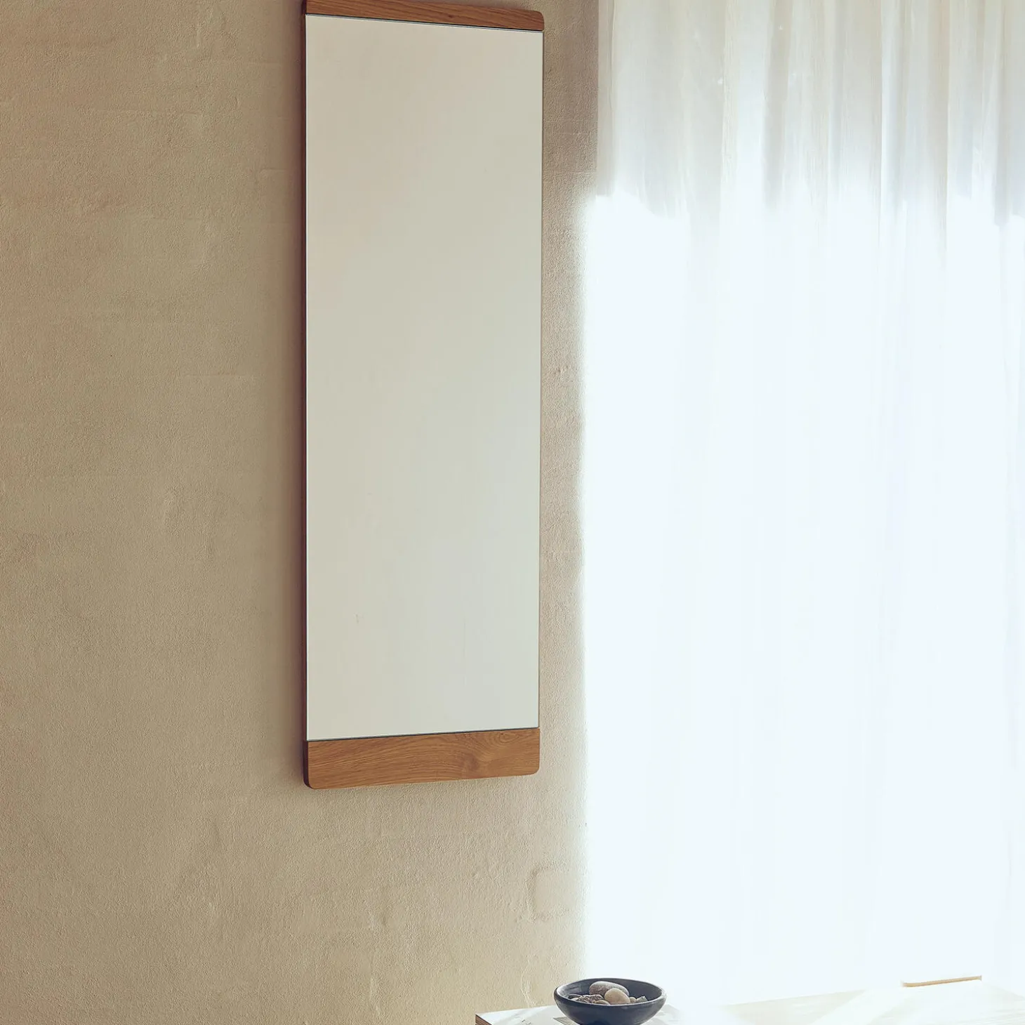 Rim Wall Mirror 110, oak