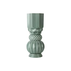 Samsurium Towerbell vase, peacock