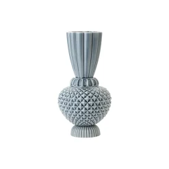 Samusrium Jumbobell vase, blå/grå