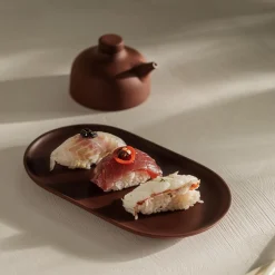 Sand Secrets Plate, red clay