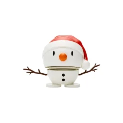 Santa Snowman, white
