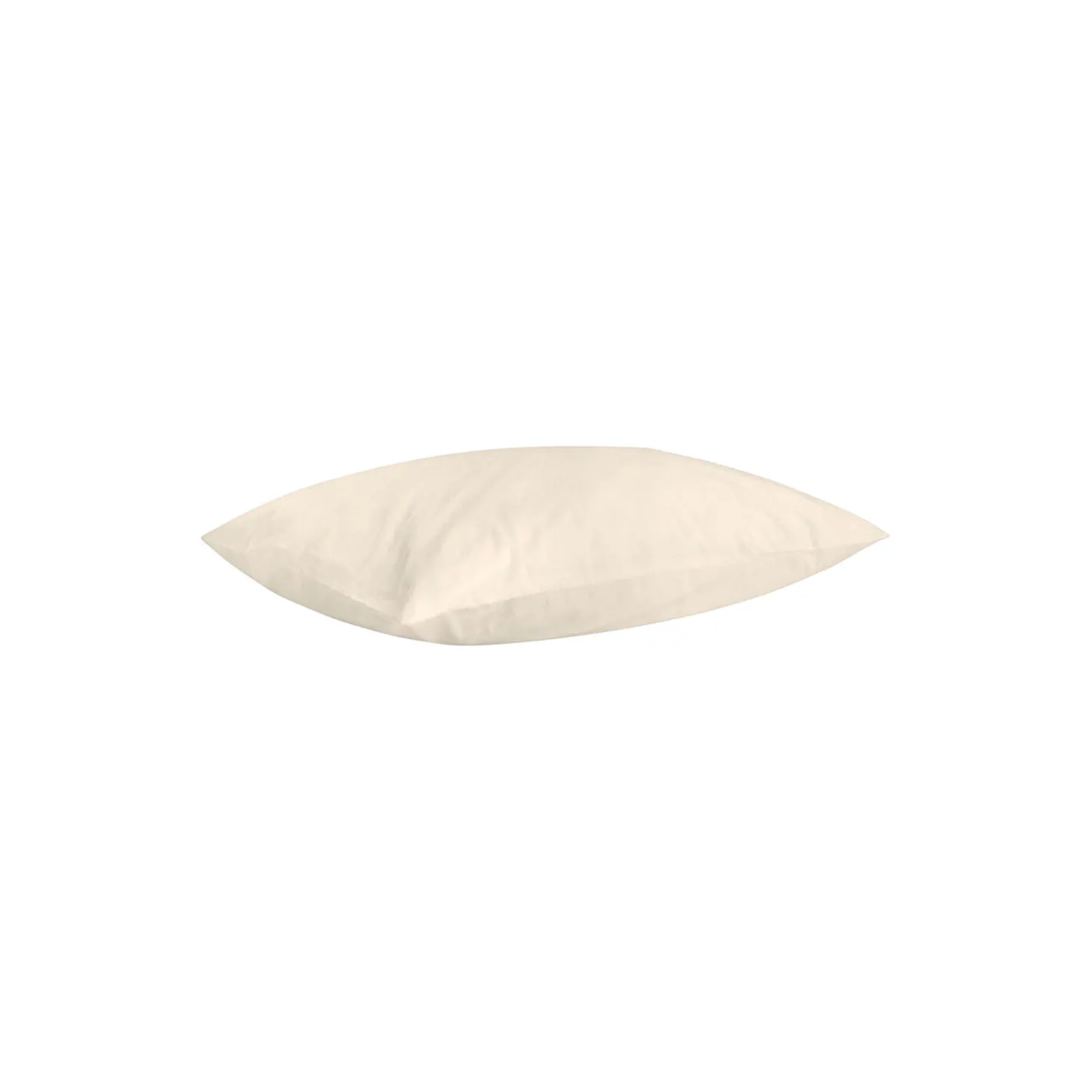Satin pudebetræk, sand