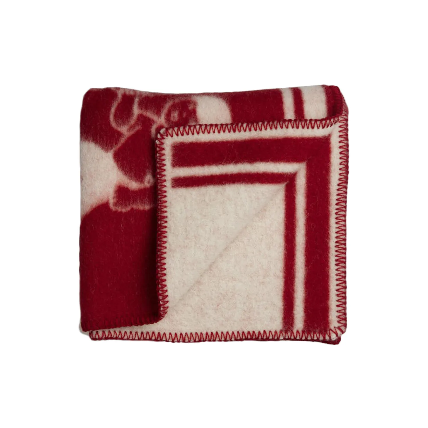 SAU Half Size Throw, red