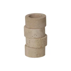 Servietringe 4 stk., sand