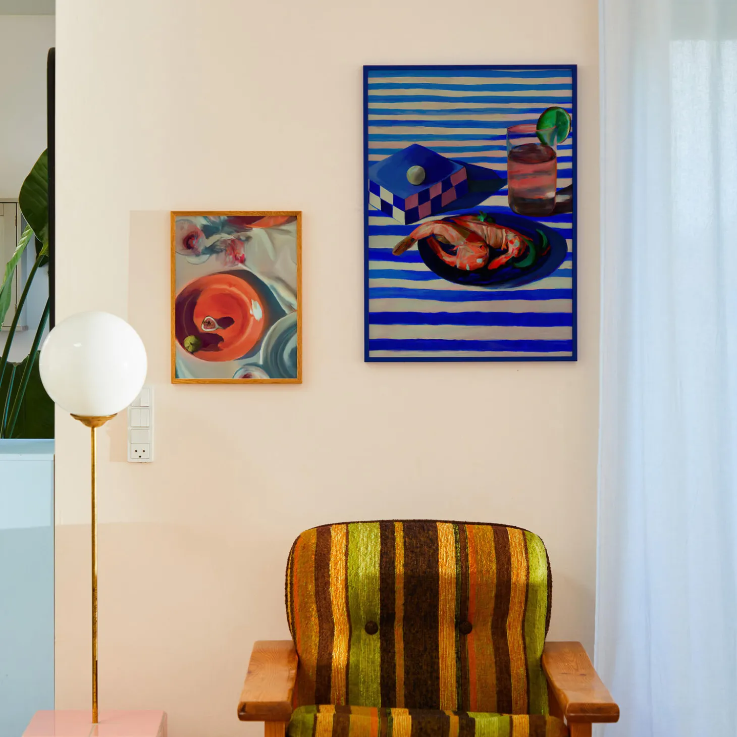 Shrimp & Stripes plakat