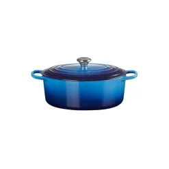 Signature oval gryde 6,3 L, azure blue
