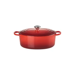 Signature oval gryde 6,3 L, cerise