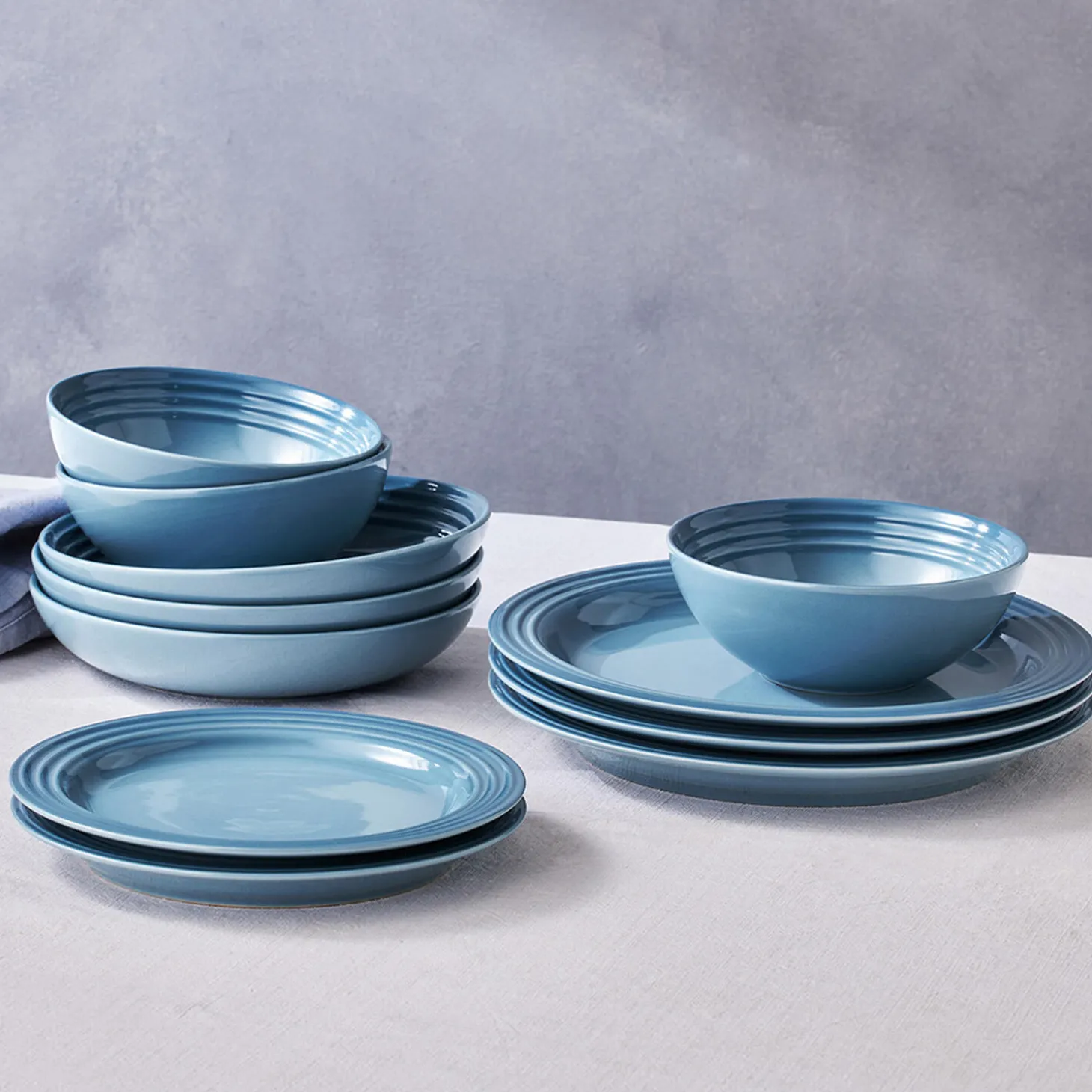 Signature Pastatallerken 22 cm, chambray