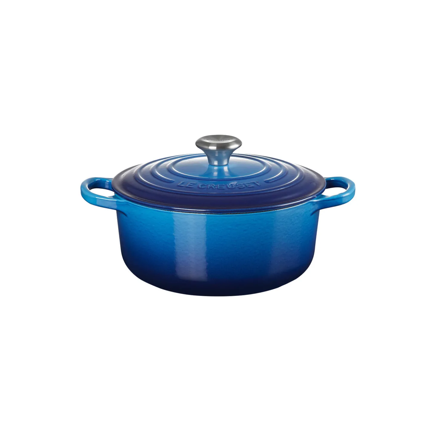 Signature rund gryde Ø 20 cm, azure blue