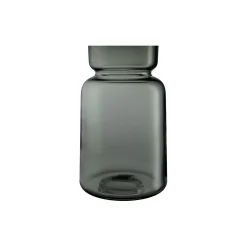 Silhouette glasvase, smoked grey