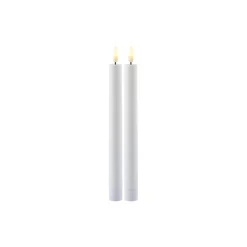 Sille genopladelige kronelys, white