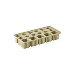 Singles isterningbakke, leek green