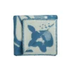 SKOGBUNN Half Size Throw, blue/natural