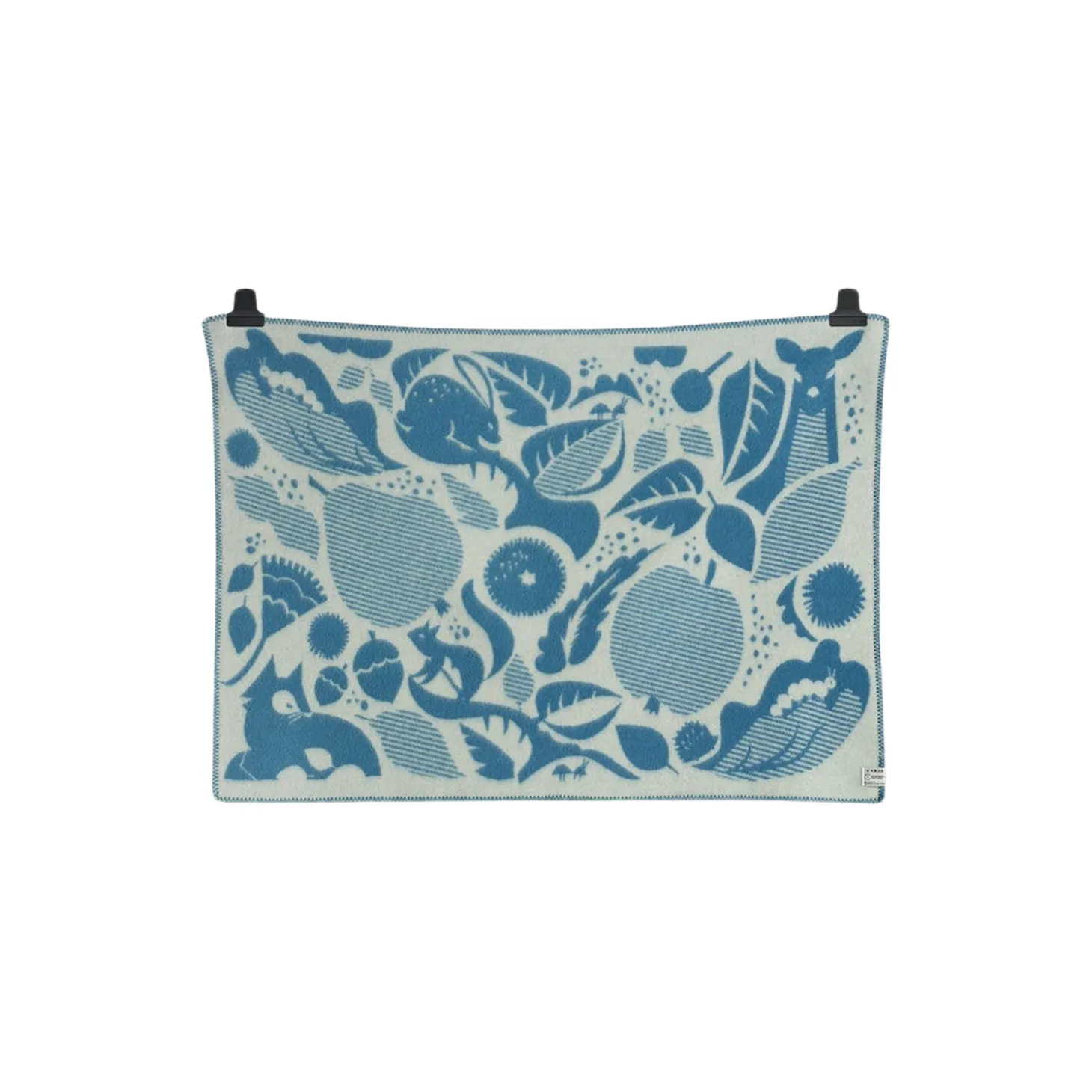 SKOGBUNN Half Size Throw, blue/natural