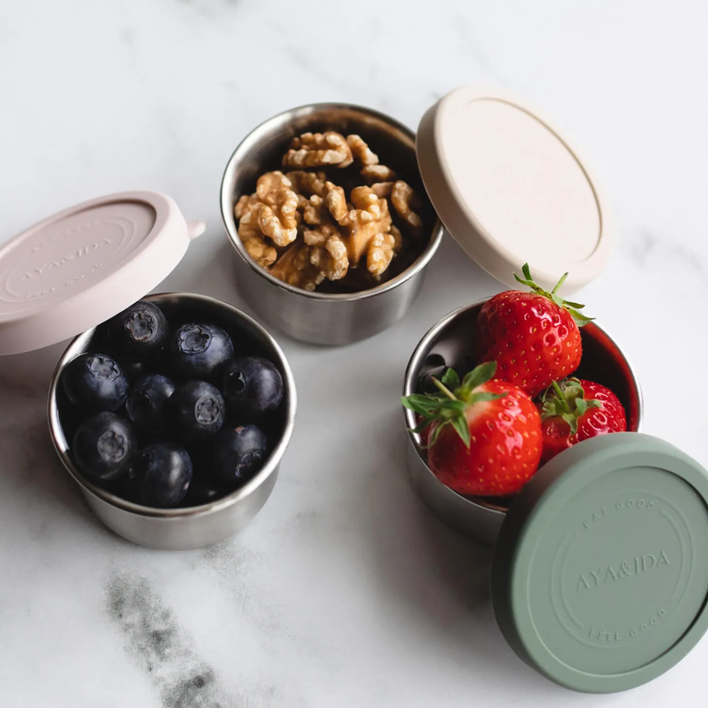 Snack Container, dark grey/tropical green