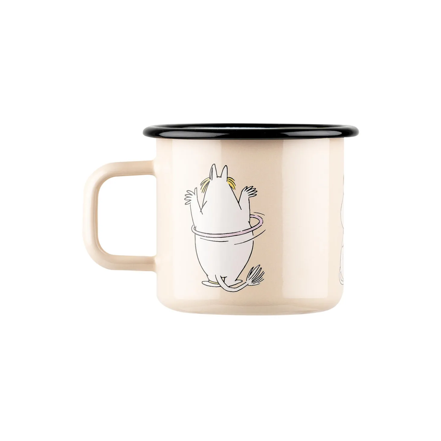 Snorkfrøken emaljekrus, beige
