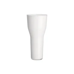 Solare høj vase, hvid