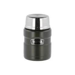 Stainless King madtermoflaske, army