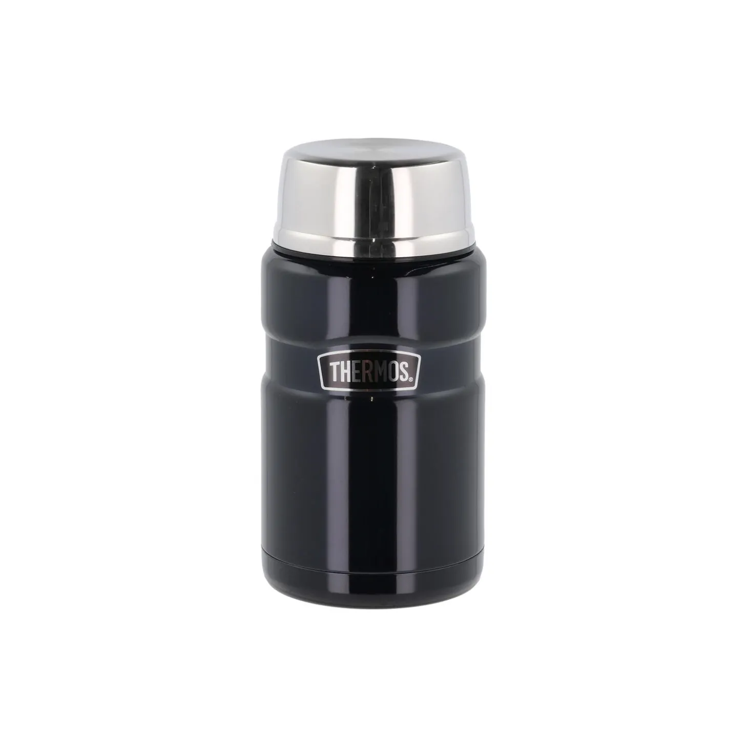 Stainless King madtermoflaske, midnight blue