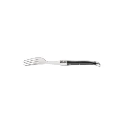 Steakgaffel, sort horn
