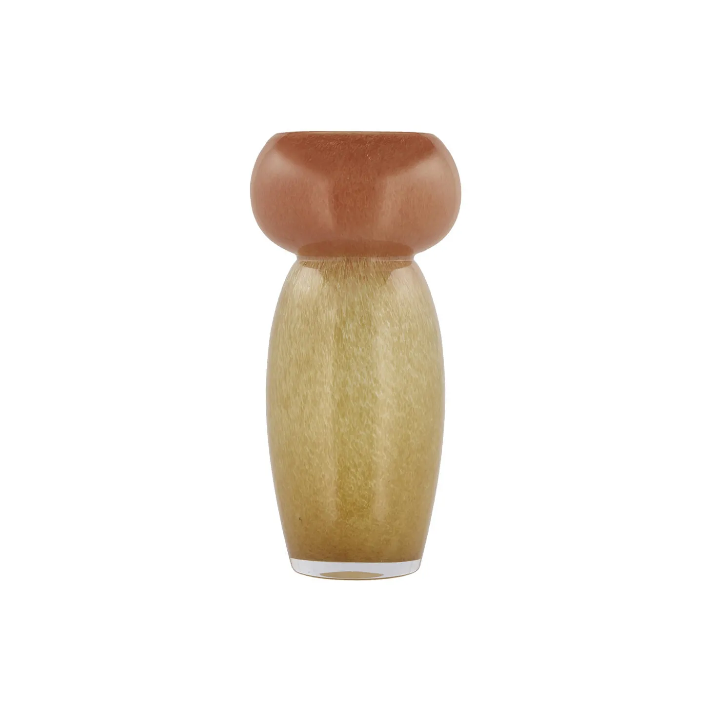 Styles vase, yellow/amber