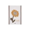 SunFlowerOrgCottonKitchenTowel, white/stone