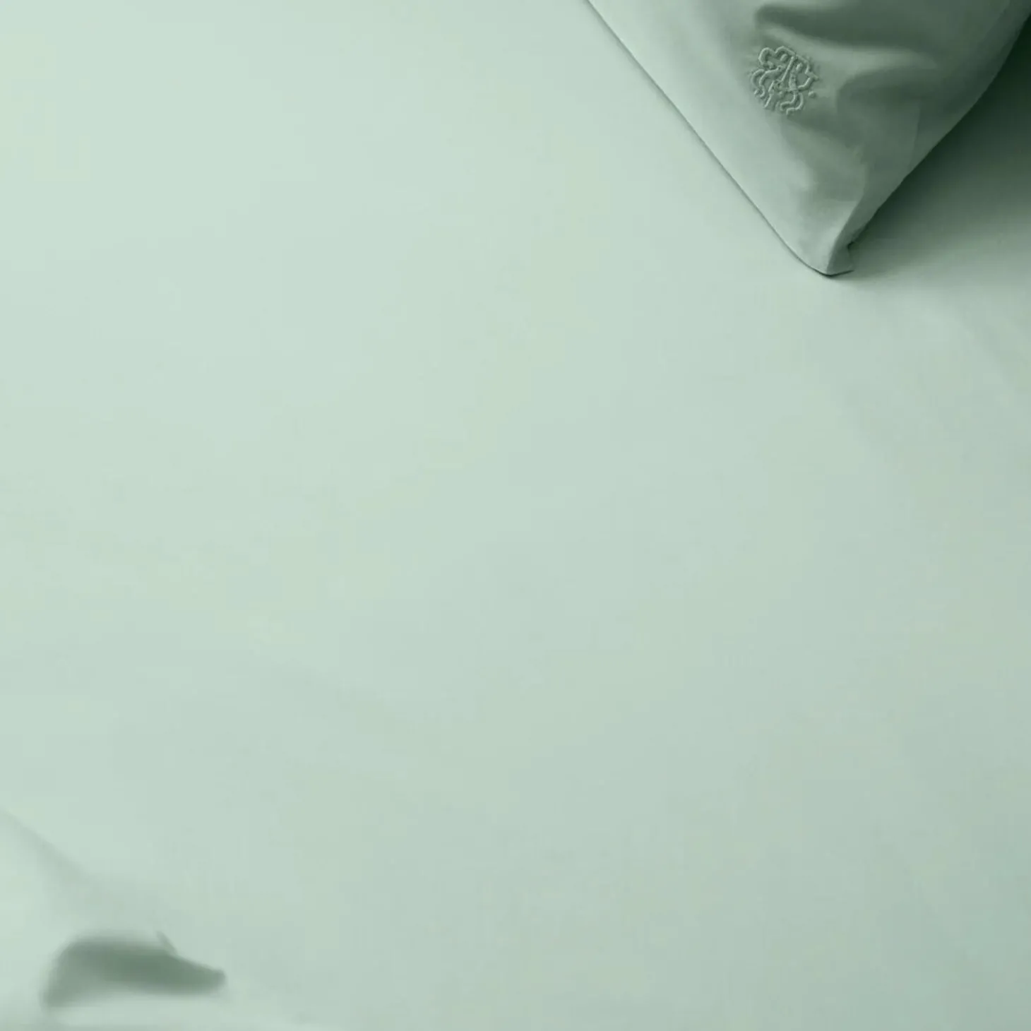 SUPIMA PERCALE fladt lagen, glass green